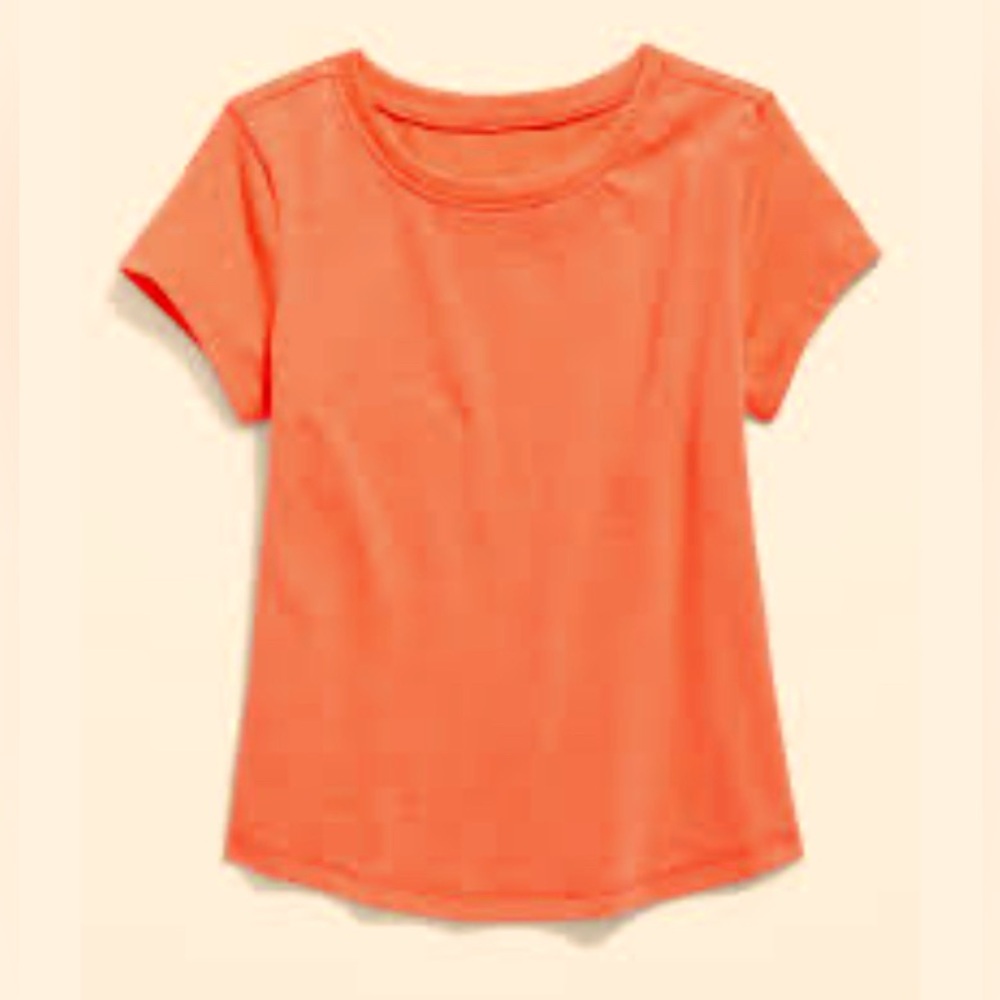 NEW - Old Navy Garment-Washed Short-Sleeve TShirt for Toddler Girls. Sweet Guava